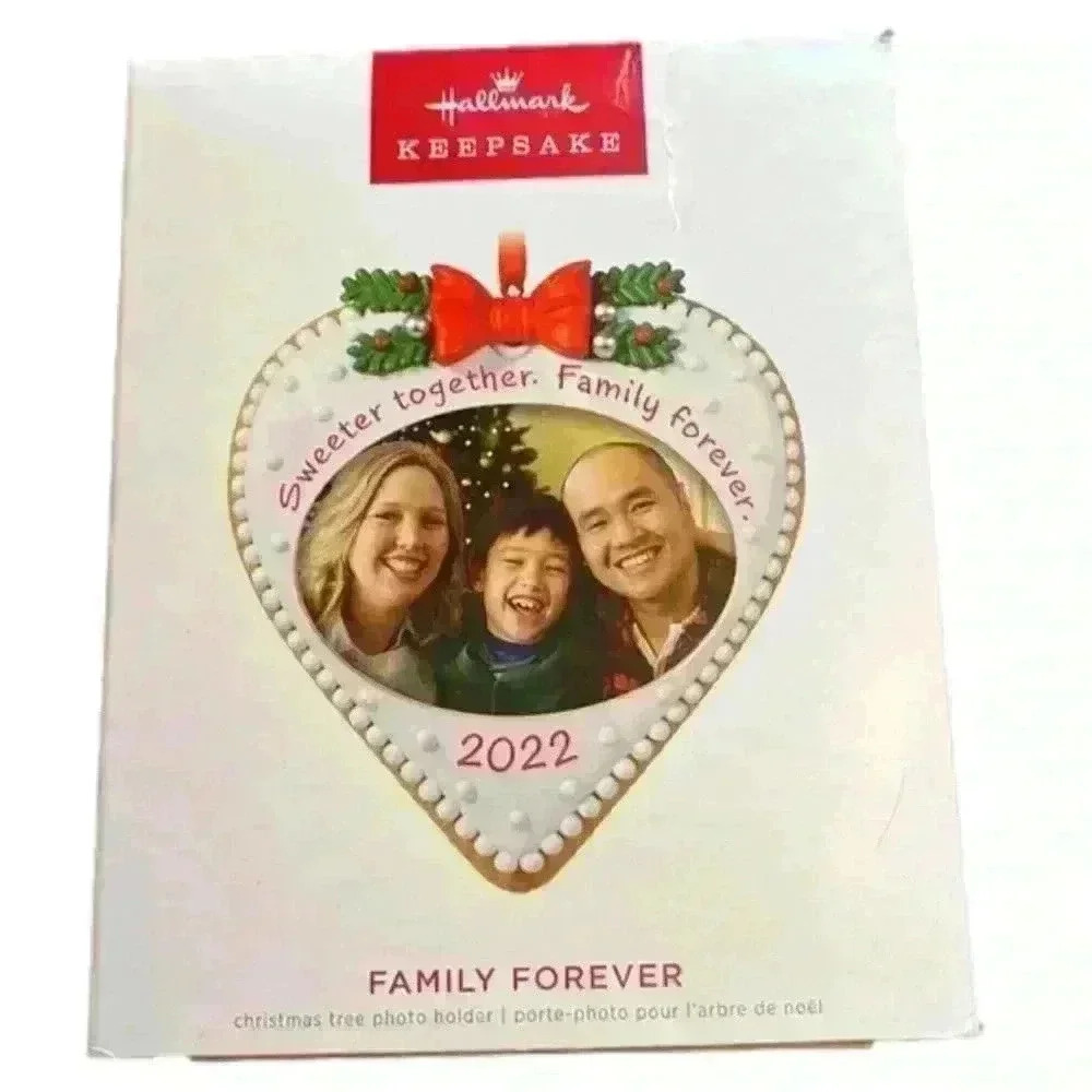 Hallmark Family Forever photo ornament